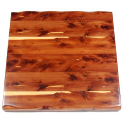 Aromatic Cedar Veneer with Matching Faux Live Edge