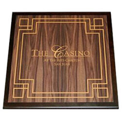 Bookmatch Rosewood with Gold Logo & Accents Maple Edge