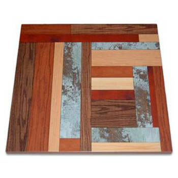 Digital Print of Wood and Metal with Stained MDF Edge