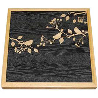 Digital Print on Oak Veneer with Oak Edge