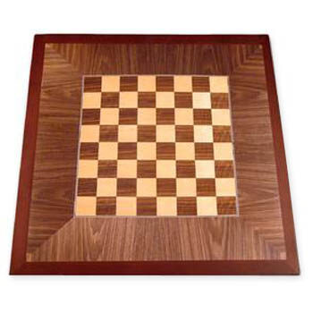 Digitally Printed Chessboard with Stained Maple Wood Edge