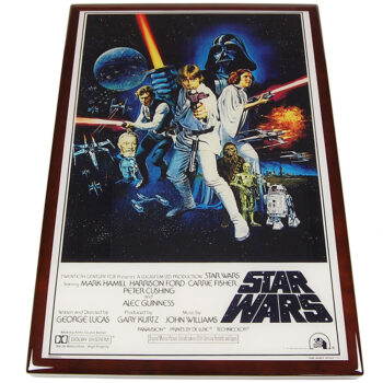 Digitally Printed Image with Stained Wood Edge (Star Wars)