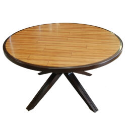 Faux Plank Zebrawood & Custom Base