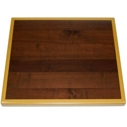 Walnut Veneer with Gold Painted Edge