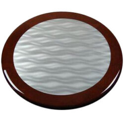 Moz Metal Inlay with Stained Maple Edge