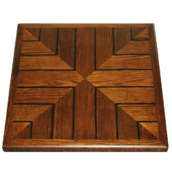 Oak Veneer Reverse Box Pattern & Accent Lines