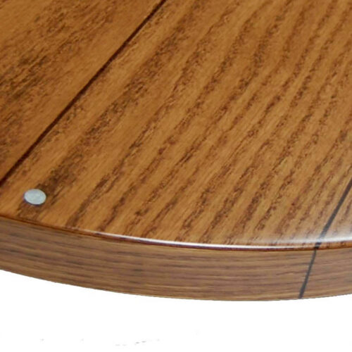 Oak Veneer Faux Plank with Nail Heads