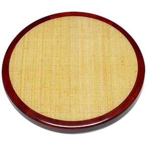 Reed Inlay with Stained Mahogany Wood Edge