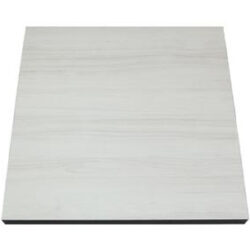 Wilsonart White Cypress Laminate with Wilsonart Asian Night Laminage Edge