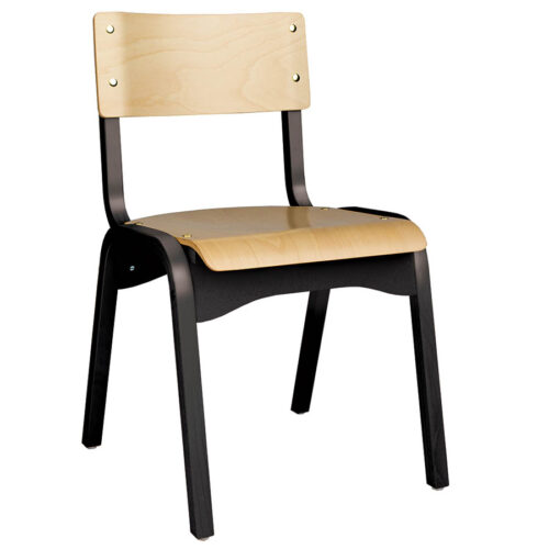 H-CAR Chair Black and Natural