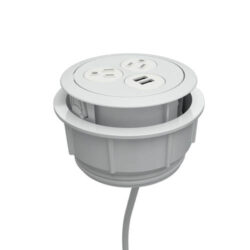 Eclipse white 2 power 1 usb