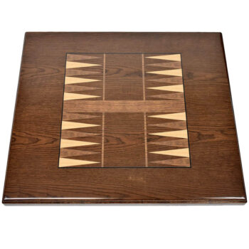 Oak Veneer with Custom Printed Game Board