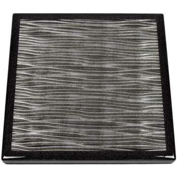 ATI Gobi Laminate Inlay with Silver Aging Ceruse Oak Wood Edge
