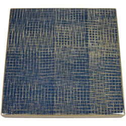 Vahallan Wallpaper with Metallic Painted Edge