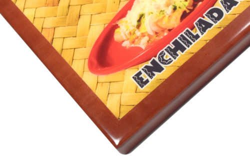 Digital Print from Customer Supplied Artwork with Stained Maple Edge - Image 2