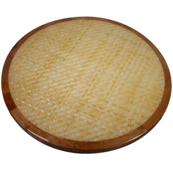 Herringbone Bamboo Inlay with Maple Edge