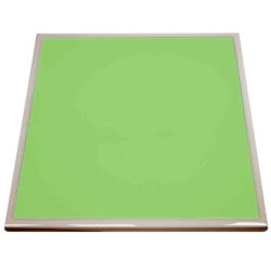Laminart "Cool Lime" Vellum Finish Laminate with White Painted Maple Edge