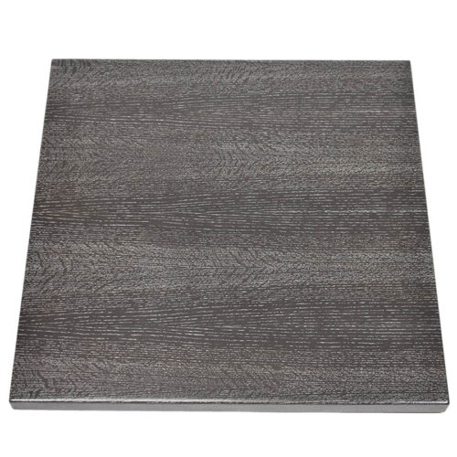 Quartered Red Oak Veneer with Matching Veneer Edge and Cerused Black Apricot Stain