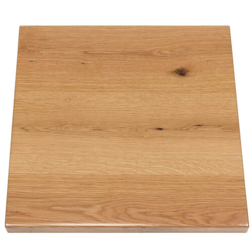 Rustic White Oak Veneer Self Edge Table Top