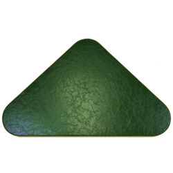 Woeller "Maverick" British Racing Green Vinyl Padded Table Top with Brass Edge
