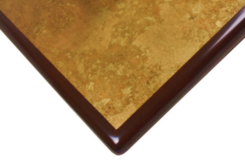 Vahallan "Artemide" Wallpaper Inlay with Stained Red Oak Wood Edge - Image 2