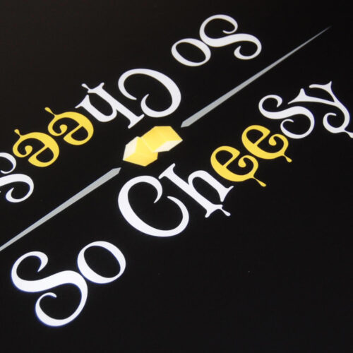 Black Painted MDF Core with Customers Logo Printed