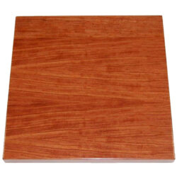 Bubinga Veneer Table Top with Self-Edge