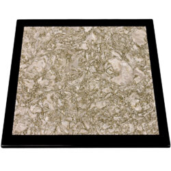 Cambria Crowndale Quartz Table Top with Stained Maple Wood Edge