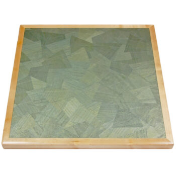 Veneered Wallpaper Inlay with Maple Wood Edge