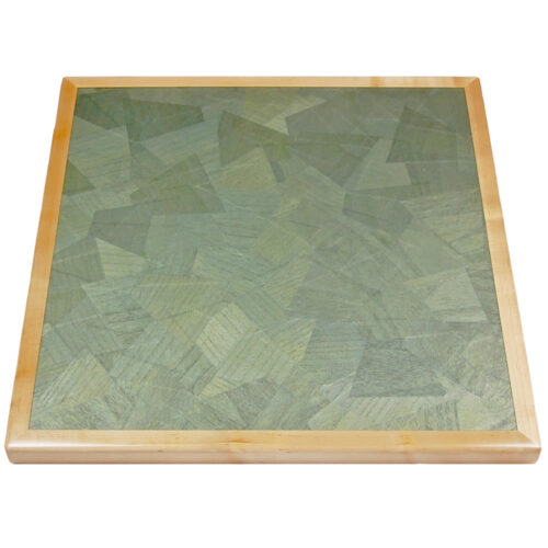 Veneered Wallpaper Inlay with Maple Wood Edge