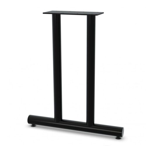 2400 Series T-Leg Dual Column Table Base with Gliders