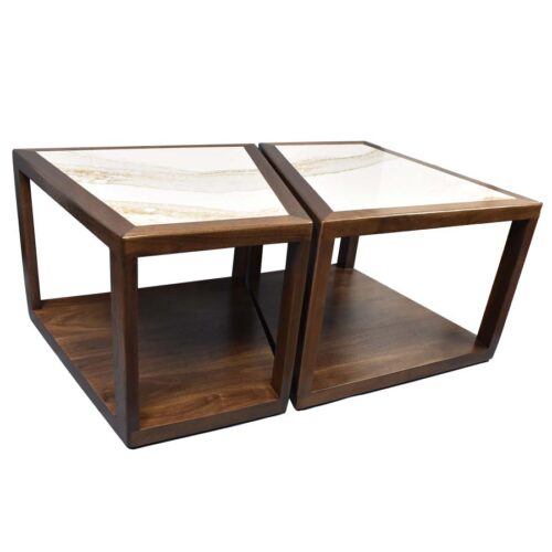 Cambria Brittanica Gold Coffee Tables