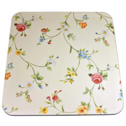 Custom Printed Laminate with Polished Ribbed Aluminum Edge