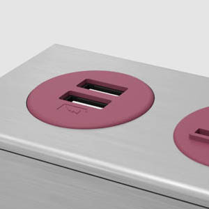 Dot Z - Anodized Aluminum with Berry