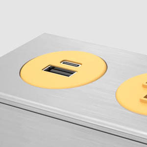 Dot Z - Anodized Aluminum with Honey