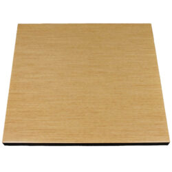 Brookline Rift Cut White Oak Veneer Self Edge with a Custom Stain Table Top