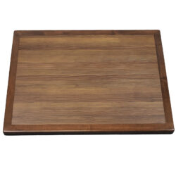 Pionite Molten Lava Laminate Inlay with Maple Wood Edge Custom Stain to Match Laminate
