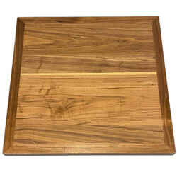 Walnut Veneer Inlay with Walnut Wood Edge