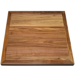 Rustic Walnut Veneer with Walnut Wood Edge