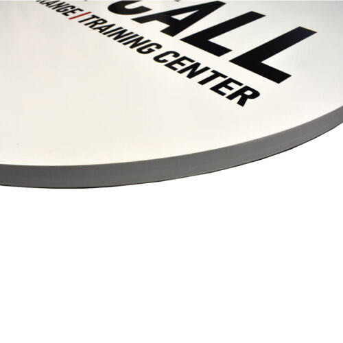 Customers Logo Digitally Printed on White Painted Core
