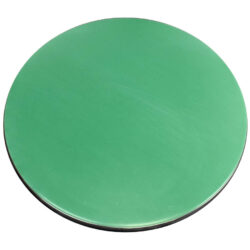 Metal FX “Teal” Custom Table Top with Polished Aluminum T-Mold Edge