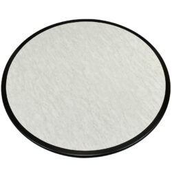 Wilsonart “White Carrara” Laminate Inlay with Maple Wood Edge stained TD 505