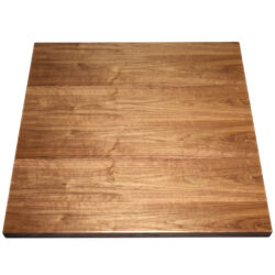 Plain Slice Walnut Veneer Overlay with Walnut Wood Edge