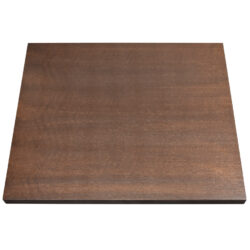 Quartered Red Oak Veneer Overlay with Red Oak Wood Edge and Custom Stain