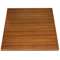 Stained Quartered Walnut Veneer with Antique Brass Edges