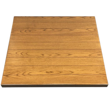 Ash Veneer with Faux Planking / Distressing with Ash Wood Edge and Custom Stain
