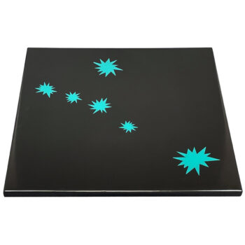 Black Painted Core with Digitally Printed Customer Supplied Artwork