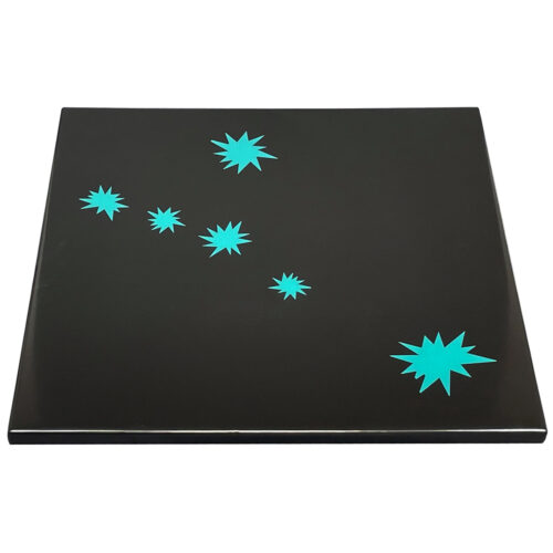 Black Painted Core with Digitally Printed Customer Supplied Artwork