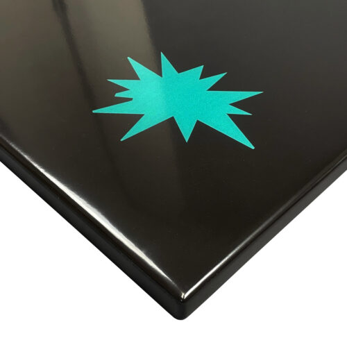 Black Painted Core with Digitally Printed Customer Supplied Artwork