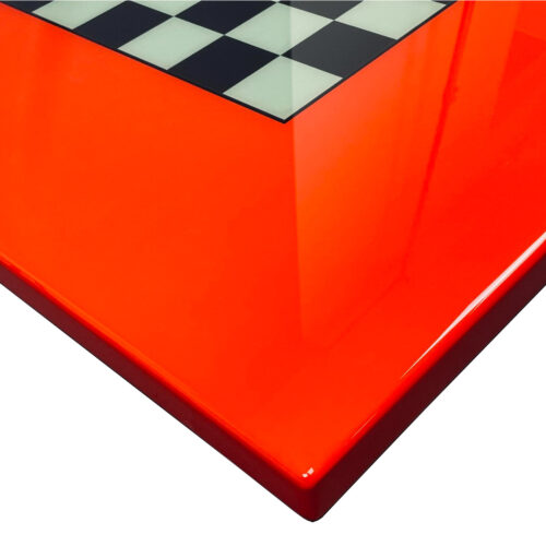 Painted Core with Digitally Printed Game Board